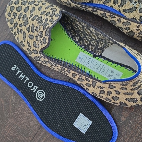 Cheetah Rothy’s Women’s Size W 7.5 - Picture 7 of 8